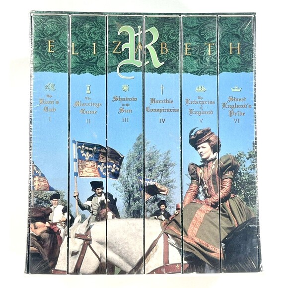 Elizabeth R Masterpiece Theatre 1995 VHS 6 Tape Set BBC Video New Factory Sealed - Picture 1 of 6
